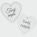 personalizowane naklejki serca
