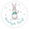 naklejki wielkanocne z króliczkiem