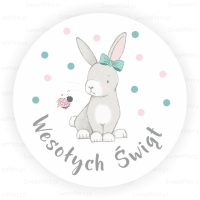 Naklejki wielkanocne CUTE  BUNNY  