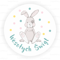 Naklejki wielkanocne CUTE  BUNNY  