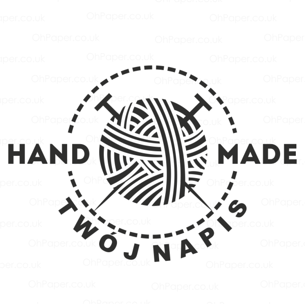 personalizowany stempel hand made