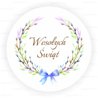 Naklejki wielkanocne WIELKANOCNY WIANEK