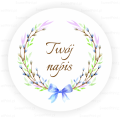 personalizowane naklejki wielkanocne - SweetPrint.pl
