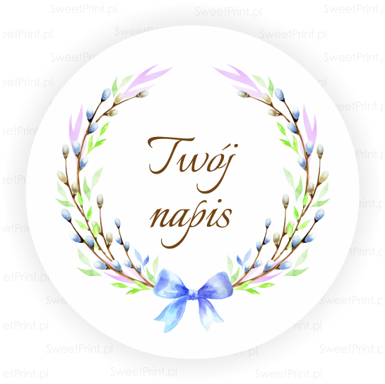 personalizowane naklejki wielkanocne - SweetPrint.pl