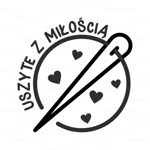 stempel igła z nitką