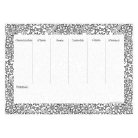 Planer tygodniowy do druku COLOR ME