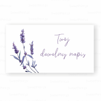 Naklejki personalizowane LAWENDA