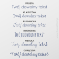 przykładowe czcionki