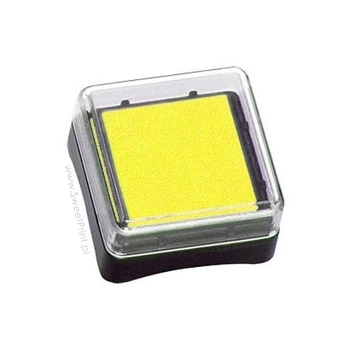 mini  zółty  tusz pigmentowy do stempli -  heyda