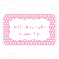 Naklejki szkolne  PASTEL RETRO PINK