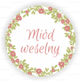 NAKLEJKI NA MIÓD WESELNY