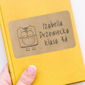 Szkolne naklejki z imieniem i nazwiskiem - SweetPrint.pl