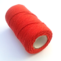 Sznurek bawełniany CZERWONY