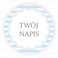naklejki personalizowane z własnym tekstem - SweetPrint.pl