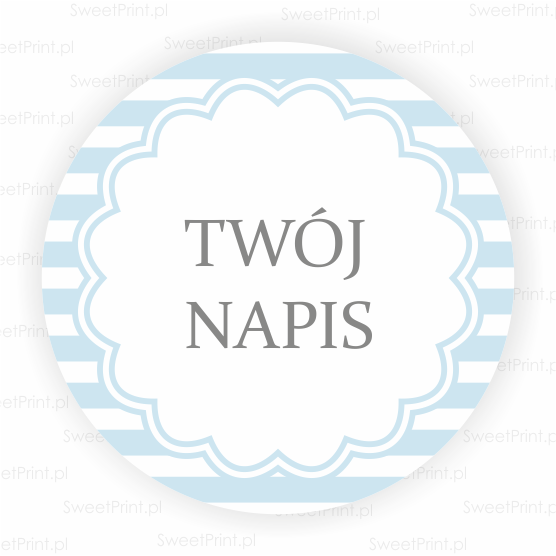 naklejki personalizowane z własnym tekstem - SweetPrint.pl