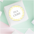 naklejki personalizowane, własny napis - SweetPrint.pl