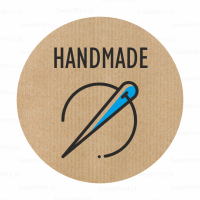 Naklejki na papierze kraft EKO HANDMADE 