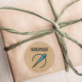 nalepki handmade na papierze ekologicznym - SweetPrint.pl