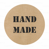 Naklejki na papierze kraft EKO HANDMADE 