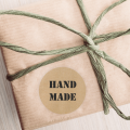 naklejki eko z napisem handmade - SweetPrint.pl