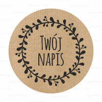 Naklejki z papieru kraft EKO WIANEK