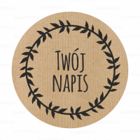 Naklejki z papieru kraft EKO WIANEK