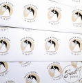 personalizowane naklejki ślubne - SweetPrint.pl
