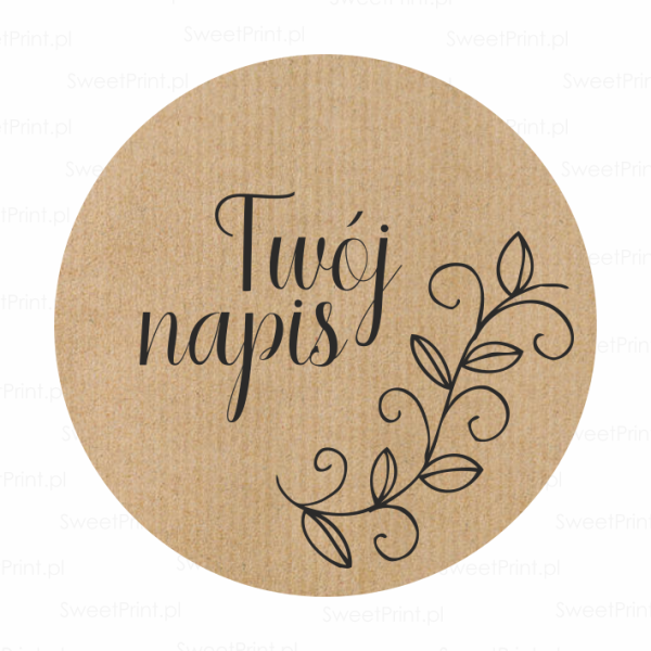 naklejki z papieru ekologicznego - SweetPrint.pl