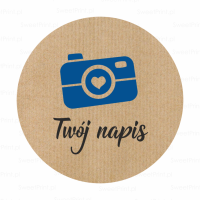 Personalizowane naklejki kraft EKO FOTO