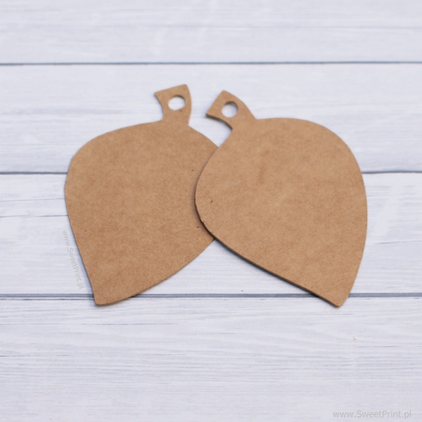 zawieszki w kształcie liścia / zawieszki eko LIŚĆ