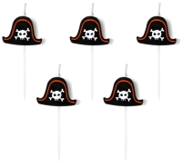 Świeczki urodzinowe - Piraci