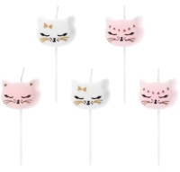 Świeczki urodzinowe - Kotek