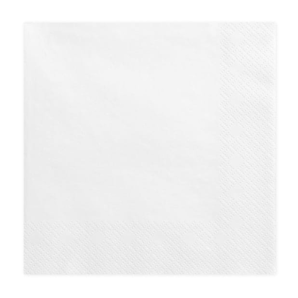 serwetki papierowe, białe - SweetPrint.pl