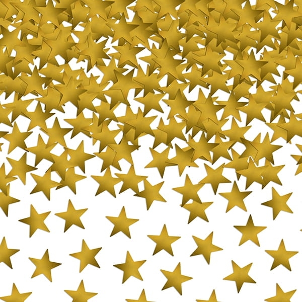 confetti złote gwiazdki - SweetPrint.pl