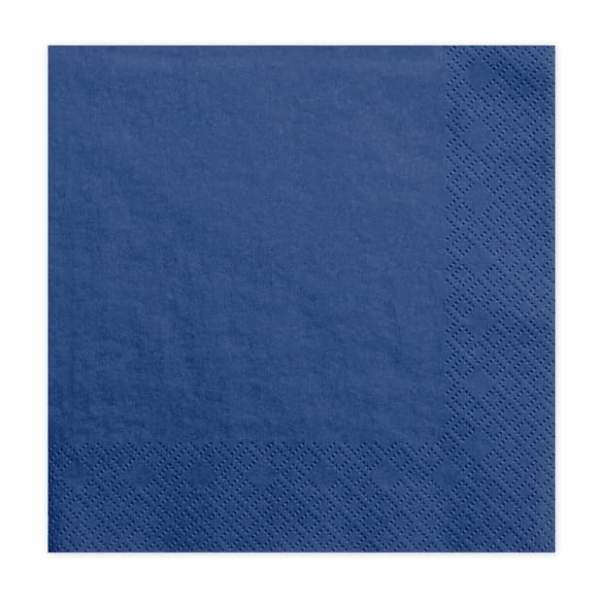 granatowe serwetki papierowe - SweetPrint.pl