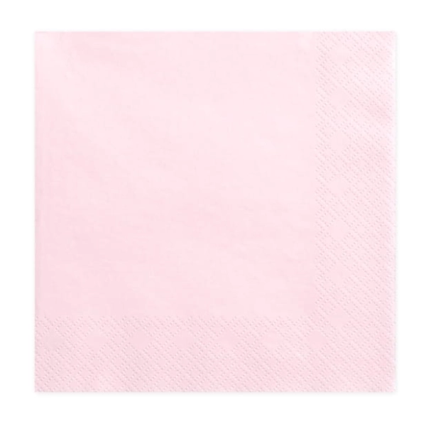 jasnoróżowe serwetki - SweetPrint.pl