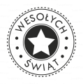 stempel z napisem wesołych świąt