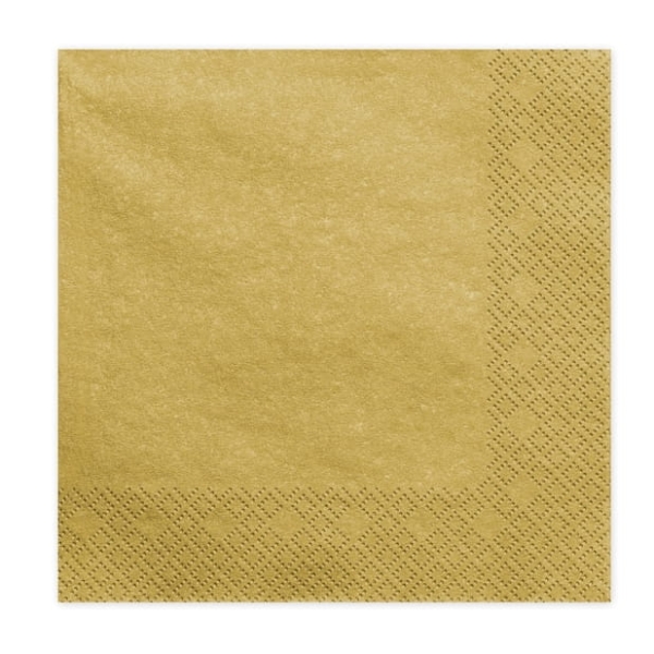 złote serwetki - SweetPrint.pl