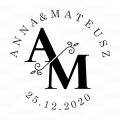 personalizowany stempel z inicjałami - SweetPrint.pl
