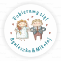 Personalizowane naklejki ślubne - SweetPrint.pl