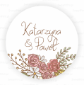 Personalizowane naklejki ślubne - Sweetprint.pl
