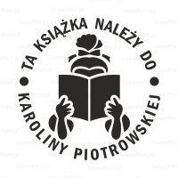 EXLIBRIS personalizowany stempel GIRL