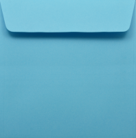Koperta kwadratowa CD  - 12,5 x12,5 cm - niebieska 160g.