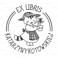 Stempel exlibris Pani Kotka – personalizowany