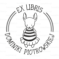 Stempel exlibris z myszką – personalizowany