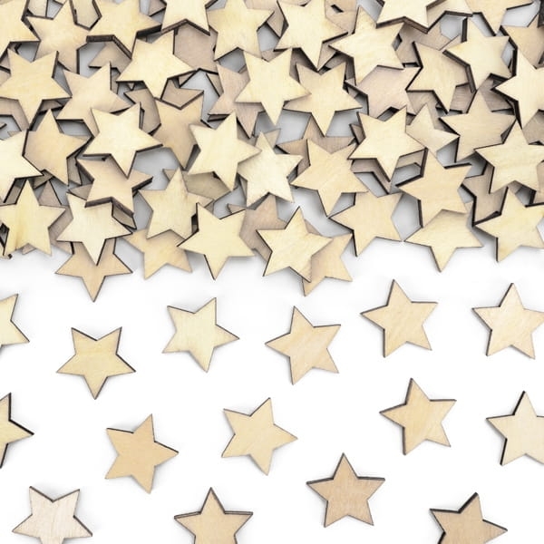 Konfetti - drewniane gwiazdki - SweetPrint.pl