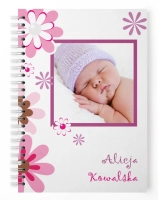 Personalizowany FOTO notes  FLOWERS