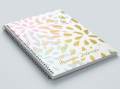 personalizowany notes – wzor ABSTRACT z napisem własnym
