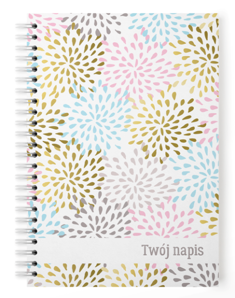 personalizowany notes z własnym napisem - SweetPrint.pl