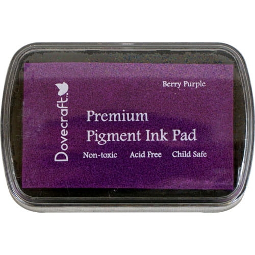 Poduszka z tuszem pigmentowym -  Tusz pigmentowy Dovecraft - Kolor berry purple / fioletowy